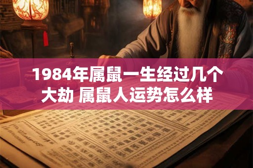 1984年属鼠一生经过几个大劫 属鼠人运势怎么样