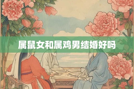 属鼠女和属鸡男结婚好吗