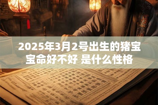 2025年3月2号出生的猪宝宝命好不好 是什么性格