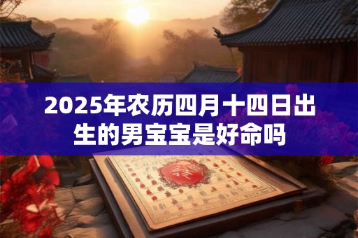 2025年农历四月十四日出生的男宝宝是好命吗 2025年农历四月十四日出生的男宝宝是好命吗