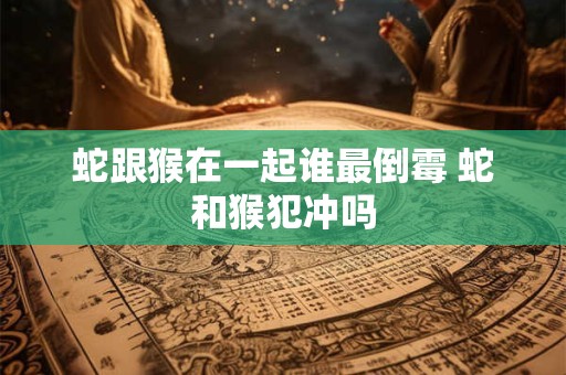蛇跟猴在一起谁最倒霉 蛇和猴犯冲吗