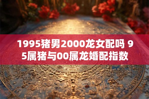 1995猪男2000龙女配吗 95属猪与00属龙婚配指数