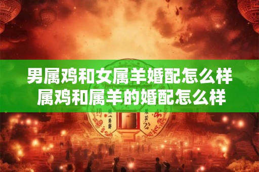 男属鸡和女属羊婚配怎么样 属鸡和属羊的婚配怎么样