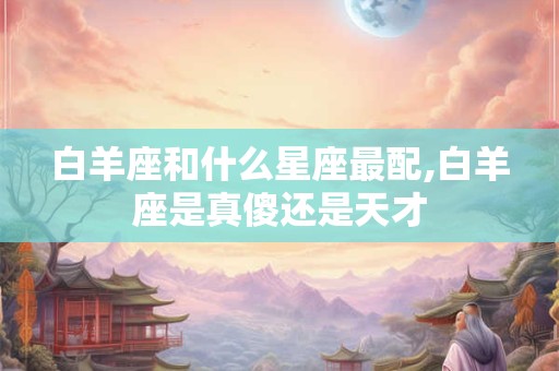 白羊座和什么星座最配,白羊座是真傻还是天才