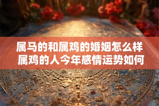 属马的和属鸡的婚姻怎么样 属鸡的人今年感情运势如何