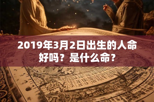 2019年3月2日出生的人命好吗？是什么命？