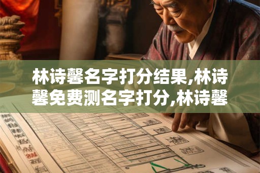 林诗馨名字打分结果,林诗馨免费测名字打分,林诗馨周易免费测名字打分
