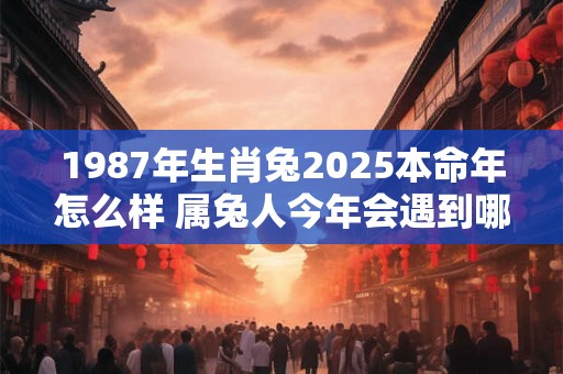 1987年生肖兔2025本命年怎么样 属兔人今年会遇到哪些困难