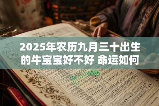 2025年农历九月三十出生的牛宝宝好不好 命运如何