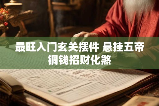 最旺入门玄关摆件 悬挂五帝铜钱招财化煞 最旺入门玄关摆件 悬挂五帝铜钱招财化煞