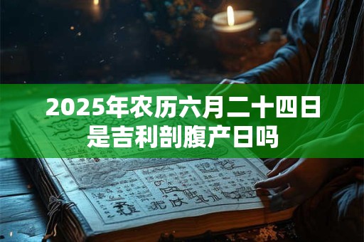 2025年农历六月二十四日是吉利剖腹产日吗