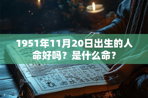 1951年11月20日出生的人命好吗？是什么命？