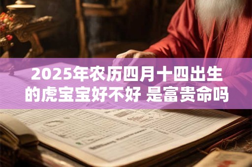 详细阅读:2025年农历四月十四出生的虎宝宝好不好 是富贵命吗 2025年农历四月十四出生的虎宝宝好不好 是富贵命吗