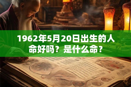 1962年5月20日出生的人命好吗？是什么命？