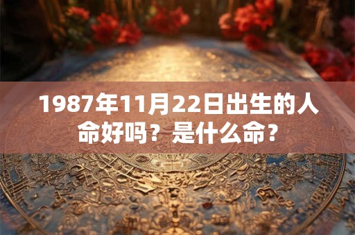 1987年11月22日出生的人命好吗？是什么命？