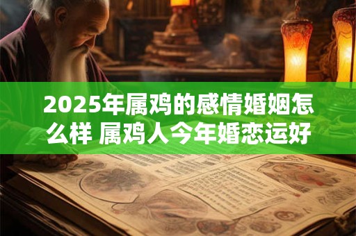 2026年属鸡的感情婚姻怎么样 属鸡人今年婚恋运好吗