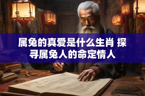 属兔的真爱是什么生肖 探寻属兔人的命定情人