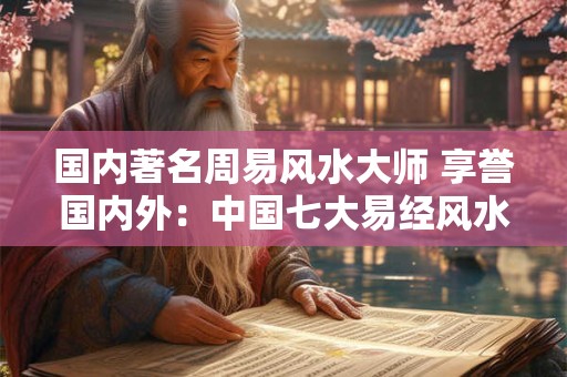 国内著名周易风水大师 享誉国内外：中国七大易经风水大师