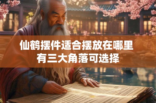 仙鹤摆件适合摆放在哪里 有三大角落可选择