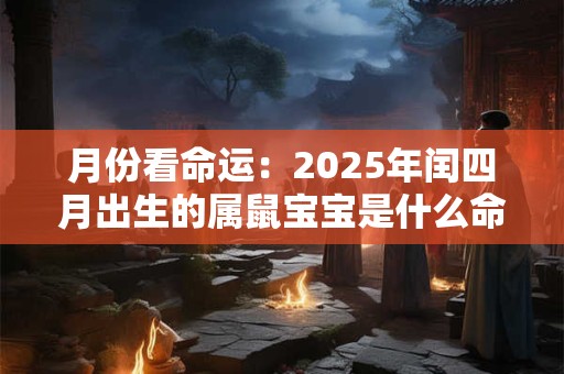 月份看命运：2025年闰四月出生的属鼠宝宝是什么命