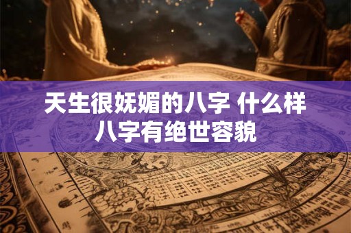 天生很妩媚的八字 什么样八字有绝世容貌