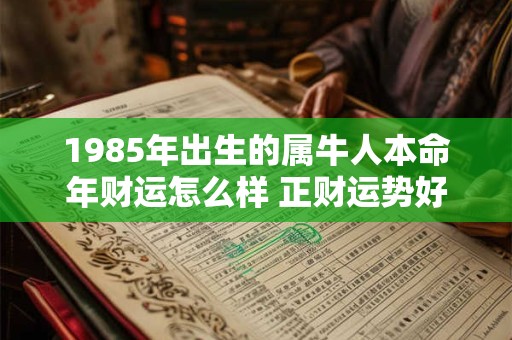 1985年出生的属牛人本命年财运怎么样 正财运势好不好