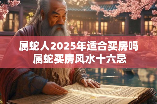 属蛇人2025年适合买房吗 属蛇买房风水十六忌 属蛇人2025年适合买房吗 属蛇买房风水十六忌