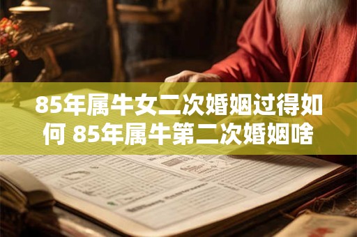 85年属牛女二次婚姻过得如何 85年属牛第二次婚姻啥时候