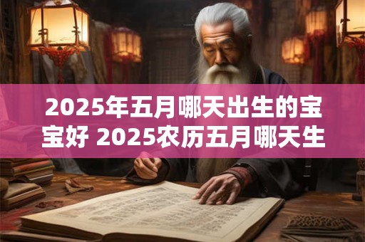 2025年五月哪天出生的宝宝好 2025农历五月哪天生孩子好