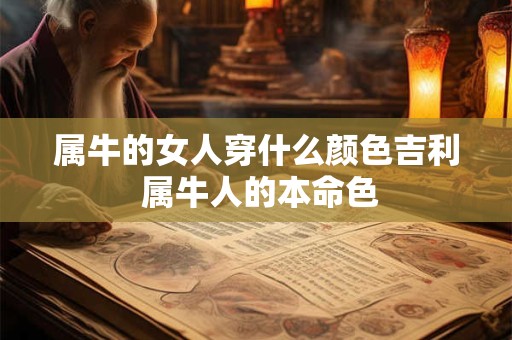 属牛的女人穿什么颜色吉利 属牛人的本命色