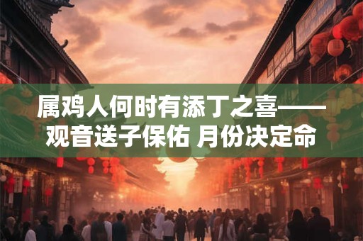 属鸡人何时有添丁之喜——观音送子保佑 月份决定命运