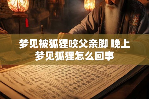 梦见被狐狸咬父亲脚 晚上梦见狐狸怎么回事