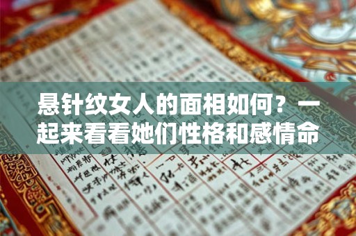 悬针纹女人的面相如何？一起来看看她们性格和感情命运