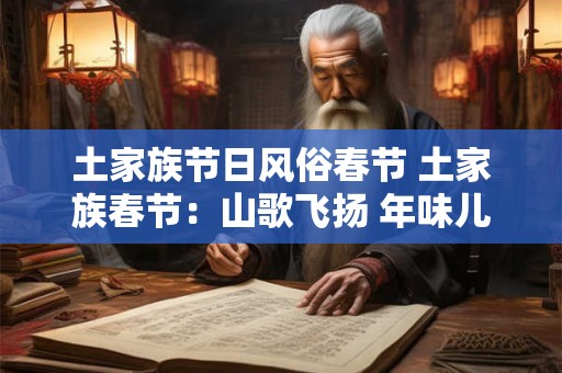 土家族节日风俗春节 土家族春节：山歌飞扬 年味儿浓烈