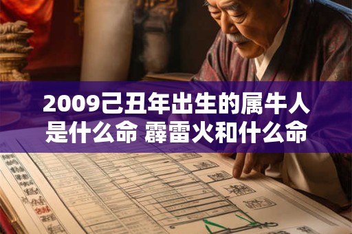 2009己丑年出生的属牛人是什么命 霹雷火和什么命最配