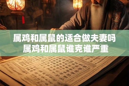 属鸡和属鼠的适合做夫妻吗 属鸡和属鼠谁克谁严重