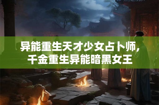 异能重生天才少女占卜师,千金重生异能暗黑女王