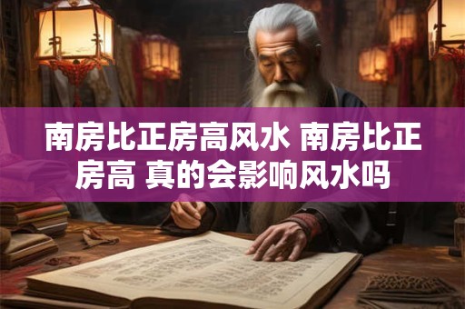 南房比正房高风水 南房比正房高 真的会影响风水吗 南房比正房高风水 南房比正房高 真的会影响风水吗