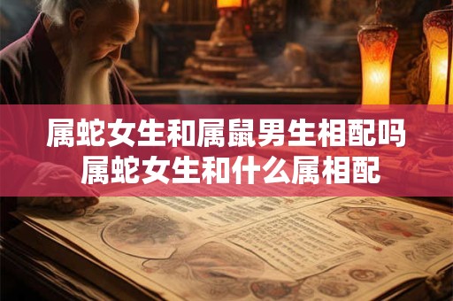 属蛇女生和属鼠男生相配吗 属蛇女生和什么属相配