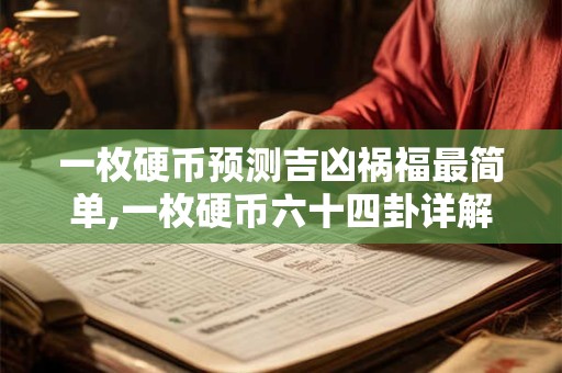 一枚硬币预测吉凶祸福最简单,一枚硬币六十四卦详解