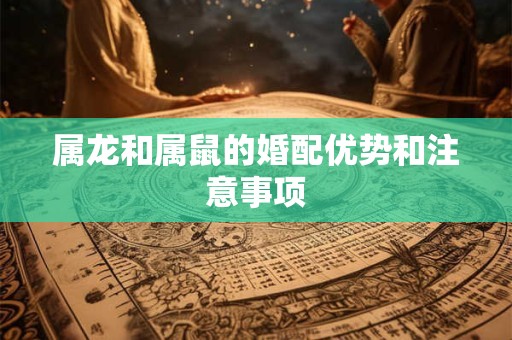 属龙和属鼠的婚配优势和注意事项