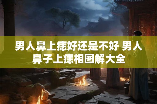 男人鼻上痣好还是不好 男人鼻子上痣相图解大全