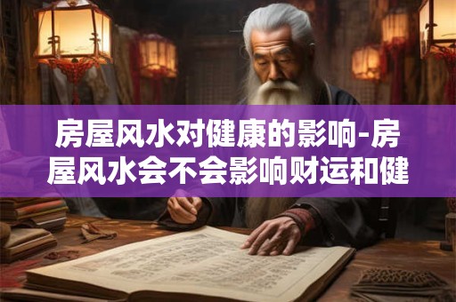 房屋风水对健康的影响-房屋风水会不会影响财运和健康