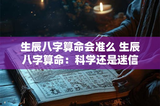 生辰八字算命会准么 生辰八字算命：科学还是迷信