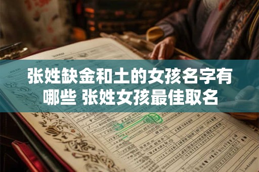 张姓缺金和土的女孩名字有哪些 张姓女孩最佳取名