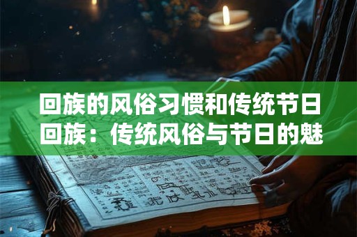 回族的风俗习惯和传统节日 回族：传统风俗与节日的魅力展示