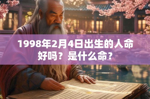 1998年2月4日出生的人命好吗？是什么命？