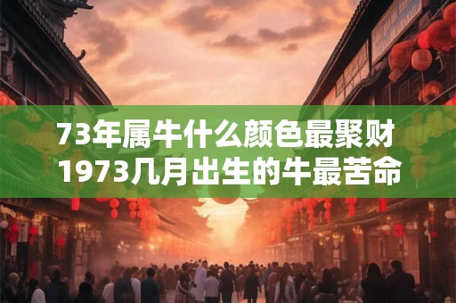 73年属牛什么颜色最聚财 1973几月出生的牛最苦命 73年属牛什么颜色最聚财 1973几月出生的牛最苦命