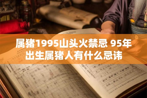 属猪1995山头火禁忌 95年出生属猪人有什么忌讳