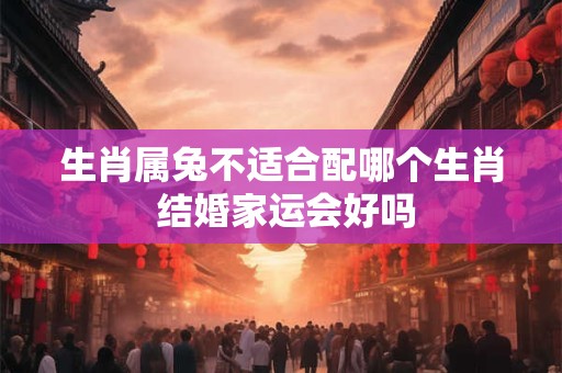 生肖属兔不适合配哪个生肖 结婚家运会好吗